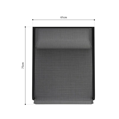 Gambar Informa Laros Kursi Berlengan Fabric - Abu-Abu