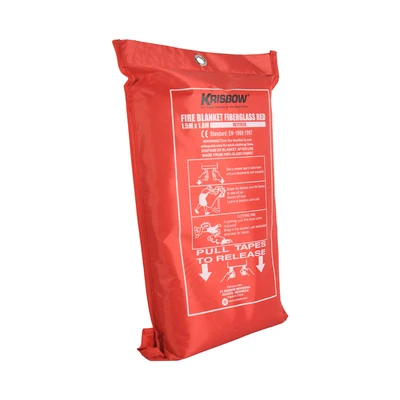 Gambar Krisbow Fire Blanket Fiberglass 150x180 cm