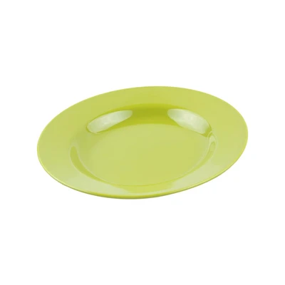 Gambar Krischef Piring Makan Plastik Round 23x23 cm - Hijau