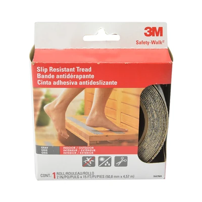 Gambar 3m Safety Walk Medium Grit 5 Cmx4.5 Mtr - Abu-abu