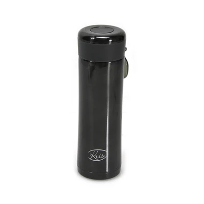 Gambar Kris 420 Ml Botol Vacuum Flask Double Wall Dengan Saringan - Hitam