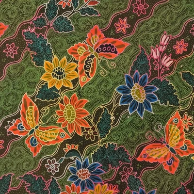 Gambar Kain Katun Batik Tulis 3d Kusa