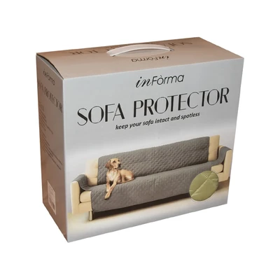 Gambar Informa Sarung Pelindung Sofa 3 Seater Polyester Reversible 160x245 cm - Hijau