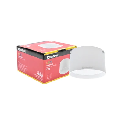 Gambar Krisbow Lampu Downlight LED 12 Watt 3000K Warm White