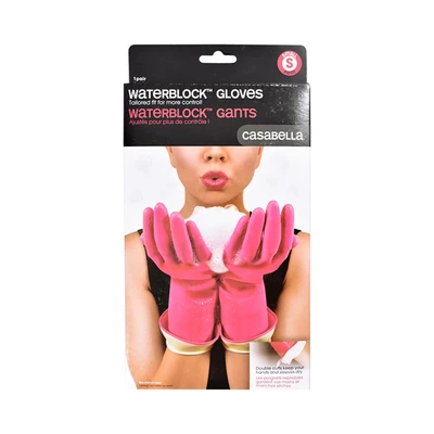 Gambar Casabella Sarung Tangan Karet Waterblock Premium S - Pink