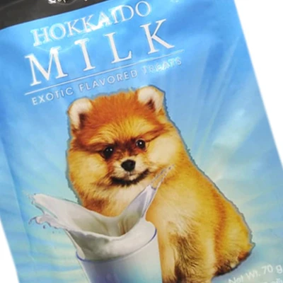 Gambar Prama Camilan Anjing All Breeds Hokkaido Milk 70 gr
