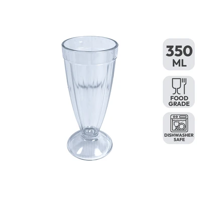 Gambar Krischef Gelas Jus Crystal Plastik 350 ml Transparan