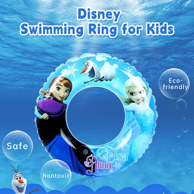 Gambar Ban Renang Anak Frozen Elsa & Anna 60 Cm - Biru