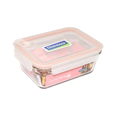 Gambar Glasslock Wadah Makanan Kaca Tempered Oven Dengan Aircap 900 ml - Oranye