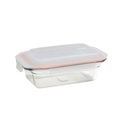 Gambar Glasslock Oven Bakeware Wadah Makanan Kaca Dengan Cap 1.7 Liter - Oranye