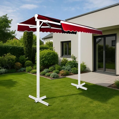 Gambar Soleil Kanopi Taman Markise P1004 - Merah Tua