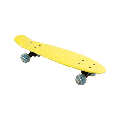 Gambar Papan Skateboard Single Kick 57x15 Cm - Kuning