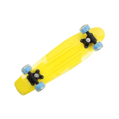 Gambar Papan Skateboard Single Kick 57x15 Cm - Kuning