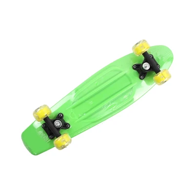 Gambar Papan Skateboard Single Kick 57x15 Cm - Hijau