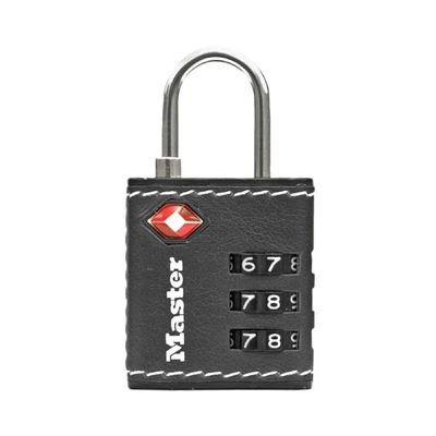 Gambar Master Lock Gembok Koper Tsa 3.2 Cm - Abu Abu