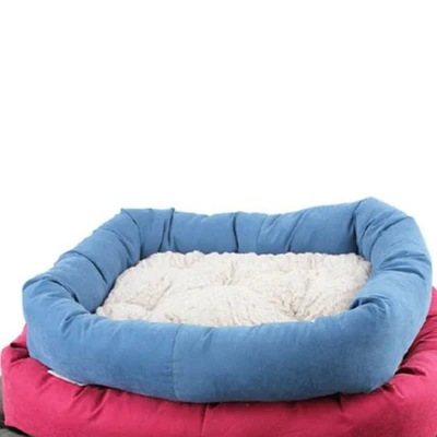 Gambar Pawise Tempat Tidur Anjing Dengan Bantal Lepas Ukuran S - Biru