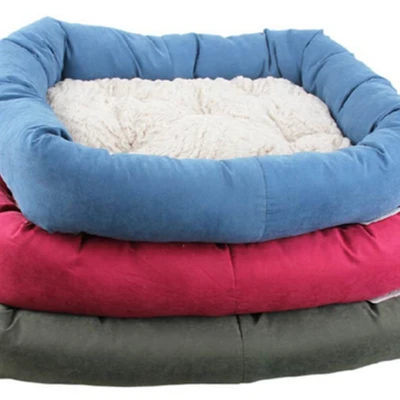 Gambar Pawise Tempat Tidur Anjing Dengan Bantal Ukuran M  - Merah
