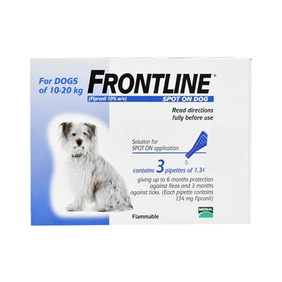 Gambar Frontline Flea&Tick Untuk Anjing Sedang