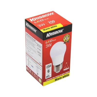 Gambar Krisbow Bohlam Led 3w 3000k - Warm White