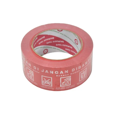 Gambar Daimaru Pita Perekat Jangan Dibanting 4.8 cm x 100 Mtr - Merah