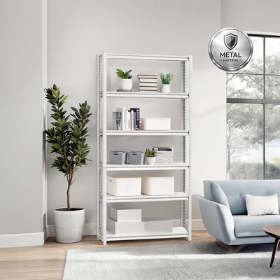 Gambar Informa Rak Besi 6 Tingkat 120x60x220 cm - Putih