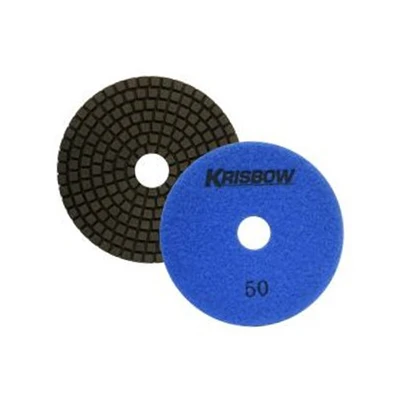 Gambar Krisbow Bantalan Poles Keramik 4 Inch 50 Grit Irapp41 Set 3 pcs
