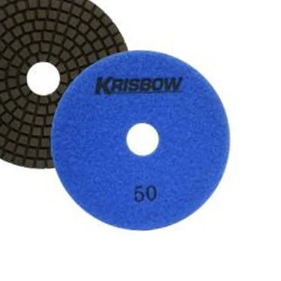 Gambar Krisbow Bantalan Poles Keramik 4 Inch 50 Grit Irapp41 Set 3 pcs