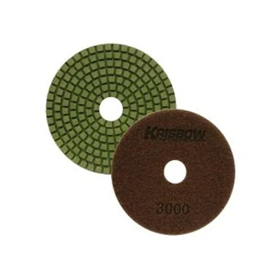 Gambar Krisbow Bantalan Poles Keramik 4 Inch 3000 Grit 3Ea/Set