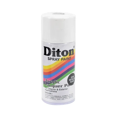 Gambar Diton Cat Semprot Metalik 300 Ml - Hitam