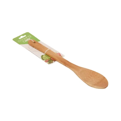 Gambar Cooking Color 30 cm Nara Sendok Saji Kayu - Cokelat