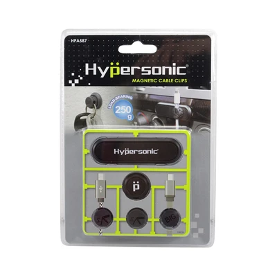 Gambar Hypersonic Set Organizer Kabel Magnetik - Hitam