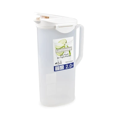 Gambar Lustroware Teko Minum Plastik 2 Liter - Putih