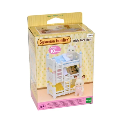 Gambar Sylvanian Families Set Triple Bunk Beds 4448