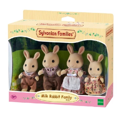 Gambar Sylvanian Families Set Boneka Milk Rabbit Family 4108