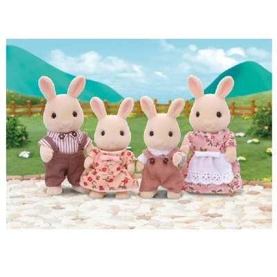 Gambar Sylvanian Families Set Boneka Milk Rabbit Family 4108