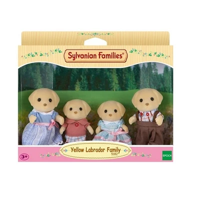 Gambar Sylvanian Families Set Boneka Hewan Yellow Labrador Family 5182