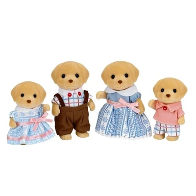Gambar Sylvanian Families Set Boneka Hewan Yellow Labrador Family 5182