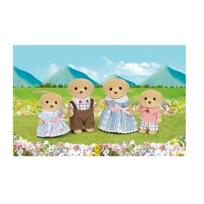 Gambar Sylvanian Families Set Boneka Hewan Yellow Labrador Family 5182