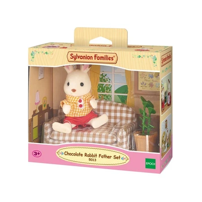 Gambar Sylvanian Families Set Chocolate Rabbit Father 5013