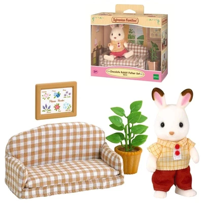 Gambar Sylvanian Families Set Chocolate Rabbit Father 5013