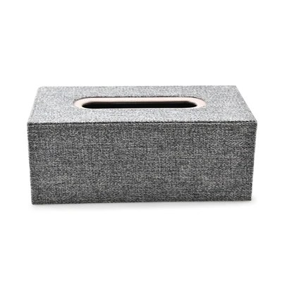 Gambar Informa Tempat Tisu Kulit 25.3x13.4x9.9 cm - Abu-Abu
