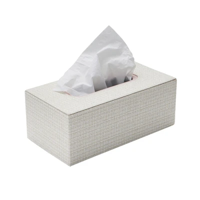 Gambar Informa Tempat Tisu Kulit 25.3x13.4x9.9 cm - Krem Pink