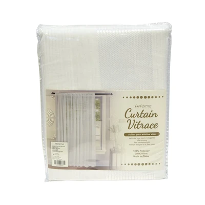 Gambar Informa Tirai Vitrase Big Stripe 280x250 cm - Putih