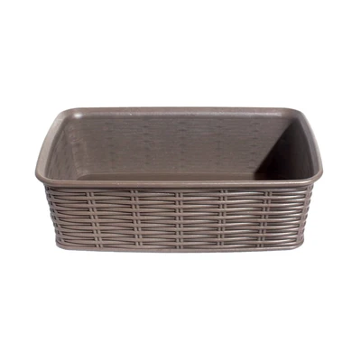 Gambar Stefanplast Elegance Keranjang Penyimpanan 20x14x6 cm - Abu-Abu