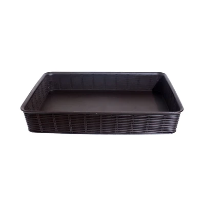 Gambar Stefanplast Elegance Keranjang Penyimpanan 35.5x26x6 cm - Cokelat