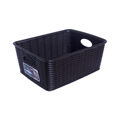 Gambar Stefanplast Elegance Keranjang Penyimpanan 25x20x10 cm - Cokelat