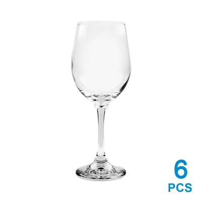 Gambar Libbey Delicate Gelas Wine Kaca 350 ml Set 6 pcs Transparan