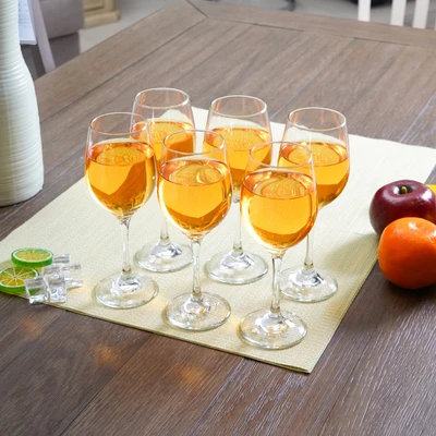 Gambar Libbey Delicate Gelas Wine Kaca 350 ml Set 6 pcs Transparan