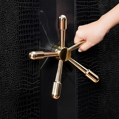 Gambar Lucell Brankas Tahan Api Fingerprint 140x70x72 cm LU-5000 - Hitam