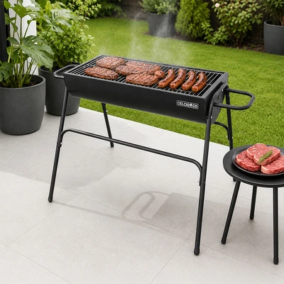 Gambar Celcio&Co Pemanggang Arang Bbq Square - Hitam
